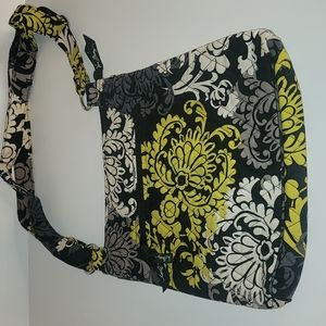 Vera Bradley Black and Green Crossbody Purse